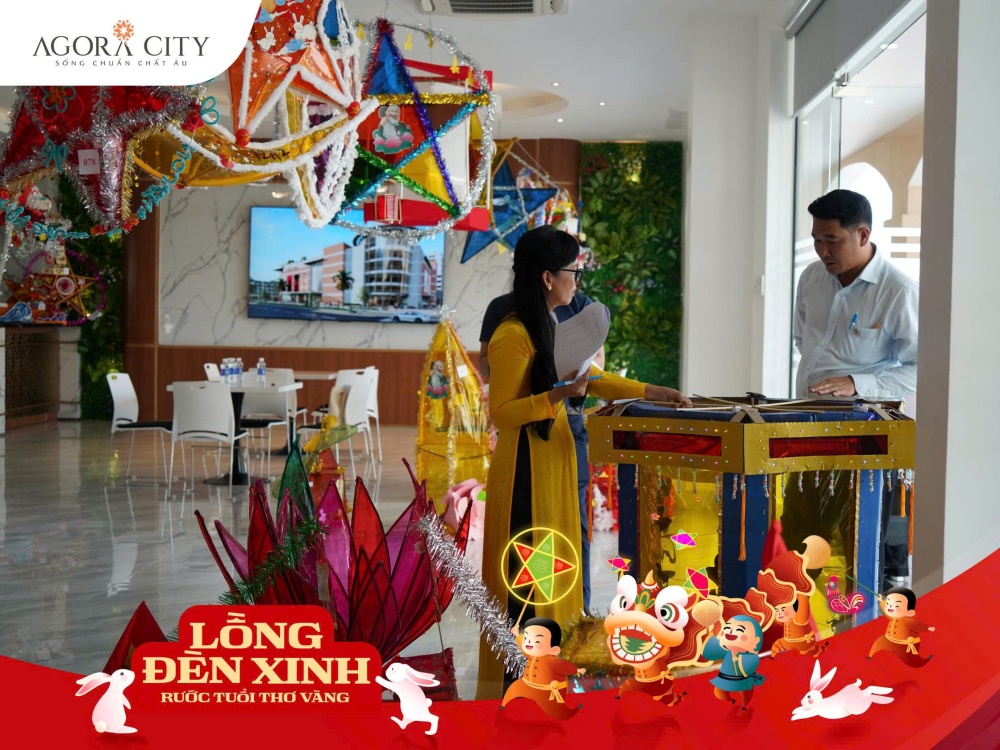 Cuộc thi làm Lồng đèn nhận được hàng trăm tác phẩm dự thi. (Hình ảnh: Agora City)