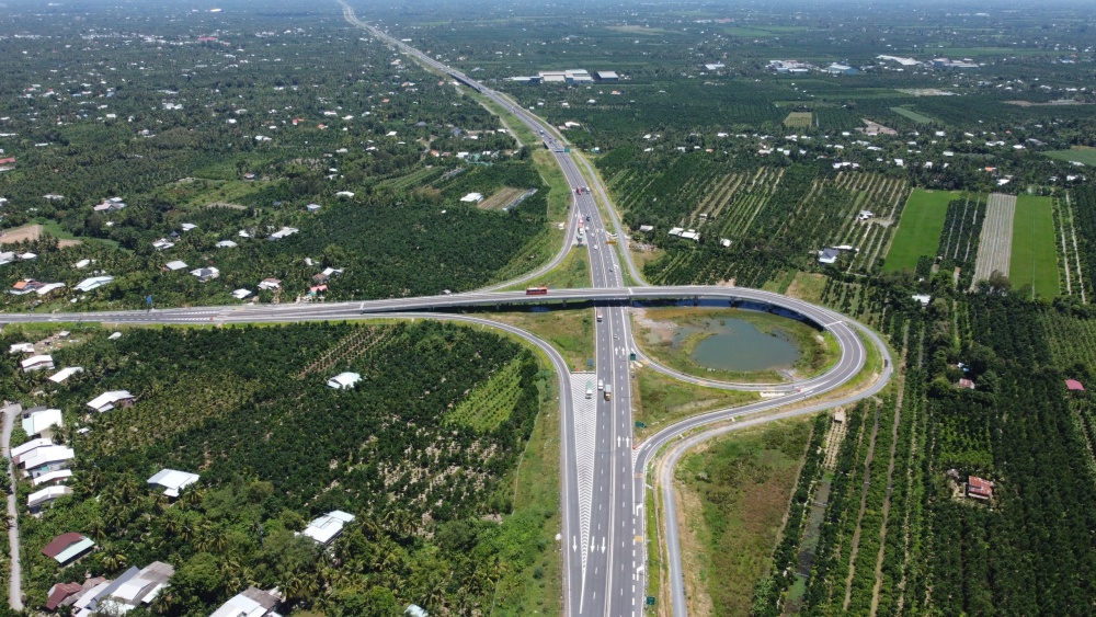 Cao tốc TP.HCM - Trung Lương - Mỹ Thuận. Ảnh: V.LONG