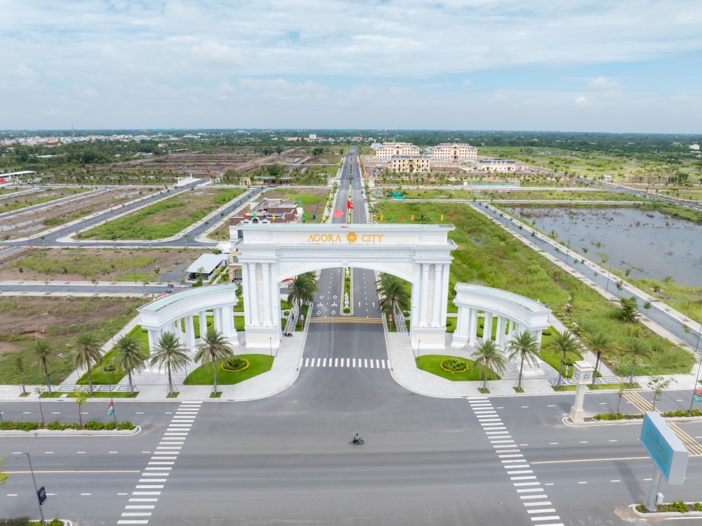 Khu đô thị trung tâm hành chính Thủ Thừa, tỉnh Tây Ninh (Long An cũ). Hình ảnh: Agora City