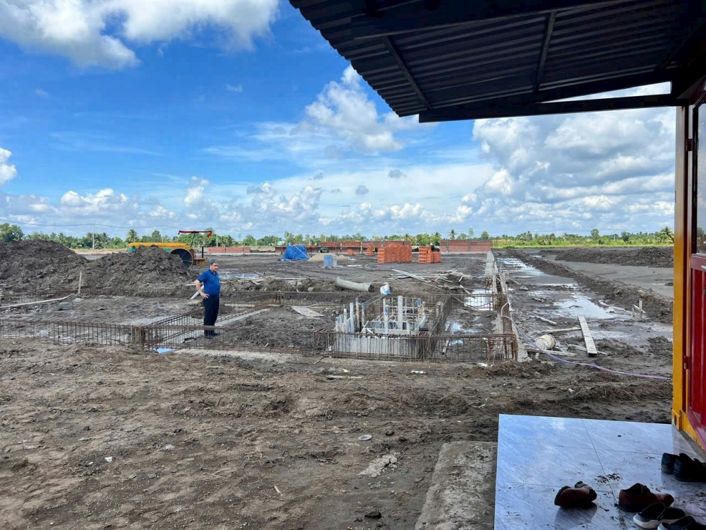 Tiến độ thi công hàng loạt hạng mục hạ tầng giao thông, hệ thống điện – nước và xử lý nước thải được đẩy nhanh tiến độ tại KCN Thủ Thừa, Tây Ninh