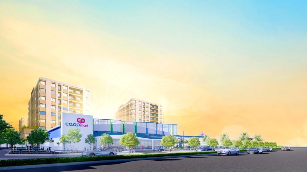Phối cảnh Co.opmart tại Agora City sẽ khởi công vào trung tuần tháng 12/2025 (Hình ảnh: Agora City)